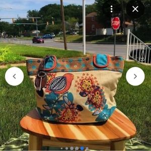 ISO — Fossil Hathaway Embroidered Bird Tote
